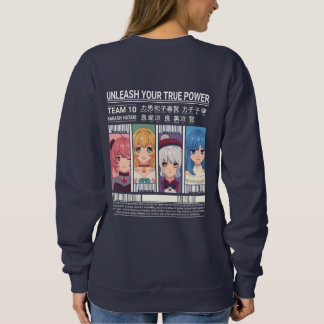 Unleash Your True Power Anime Team Poster Design T Shirt
