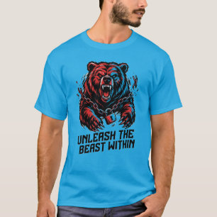 UnleashTheBeast Björn T-Shirt – Kedjor Brutna Kraf