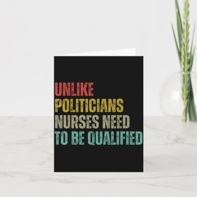 Unlike Liticians Nurses Need To Be Qualified Sarca Kort (Framsida)