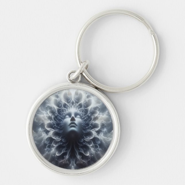 Unlimited Conscience Keychain Rund Silverfärgad Nyckelring (Framsidan)