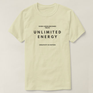 Unlimited Energy – Modern Minimalist T-Shirt