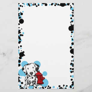 (Unlined) Kawaii Dalmatian brevpapper, Brevpapper