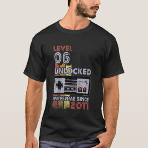 Unlock Level 6 Unlock Gamer 6e Birthday Video Ga T Shirt
