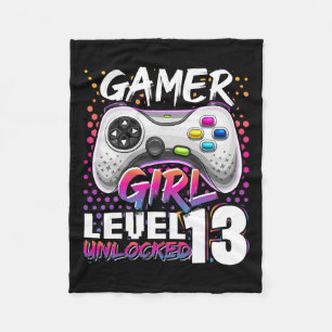 Unlock Video Game 13 på 13:e födelsedagen Gi Fleecefilt