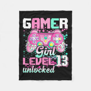Unlock Video Game 13 på 13:e födelsedagen Gi Fleecefilt