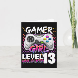 Unlock Video Game 13 på 13:e födelsedagen Gi Kort