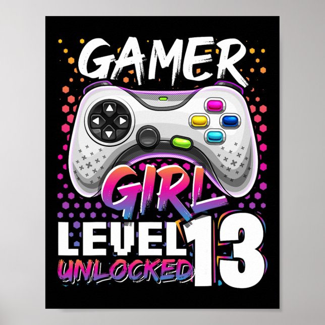Unlock Video Game 13 på 13:e födelsedagen Gi Poster (Framsidan)