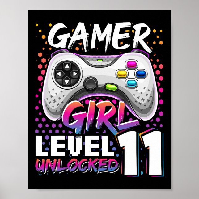 Unlock Video Game på 11:e födelsedagen Gi Poster (Framsidan)