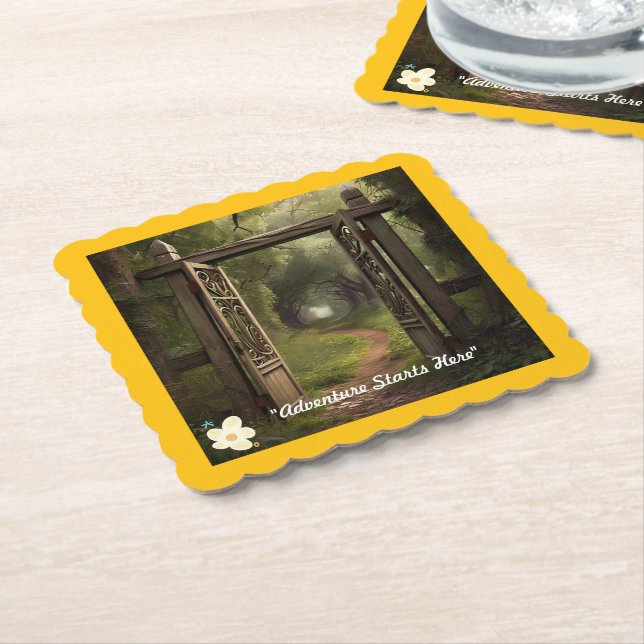 "Unlocking Potential" Underlägg Papper (Vinklad)