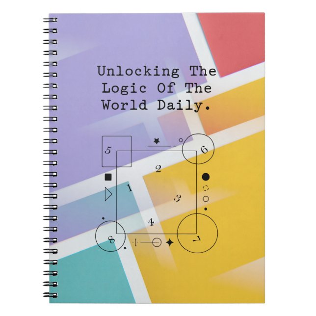 Unlocking World's Logic Daily | Math Insights Anteckningsbok (Framsidan)