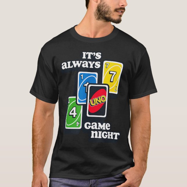 Uno - Det är alltid spel T Shirt (Framsida)