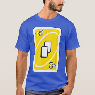 UNO Gult Drawwo-gåva rolig T Shirt