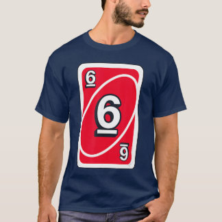 UNO Halloween Röd 6 Kort T Shirt