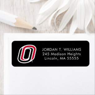 UNO Mavericks Student Returadress Etikett