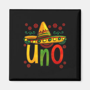 Uno Min första mexikanska födelsedag Cinco De Mayo Magnet