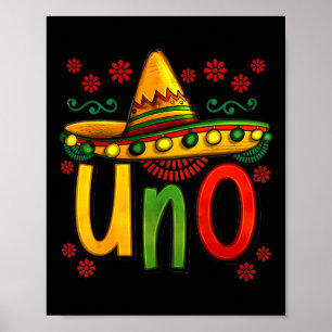 Uno Min första mexikanska födelsedag Cinco De Mayo Poster