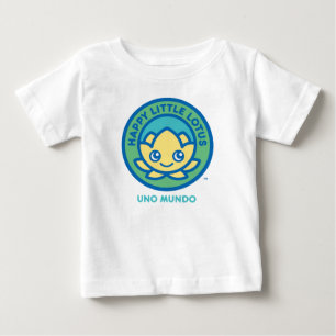 UNO MUNDO Baby T-Shirt, Lycklig Little Lotus HLL_0 T Shirt