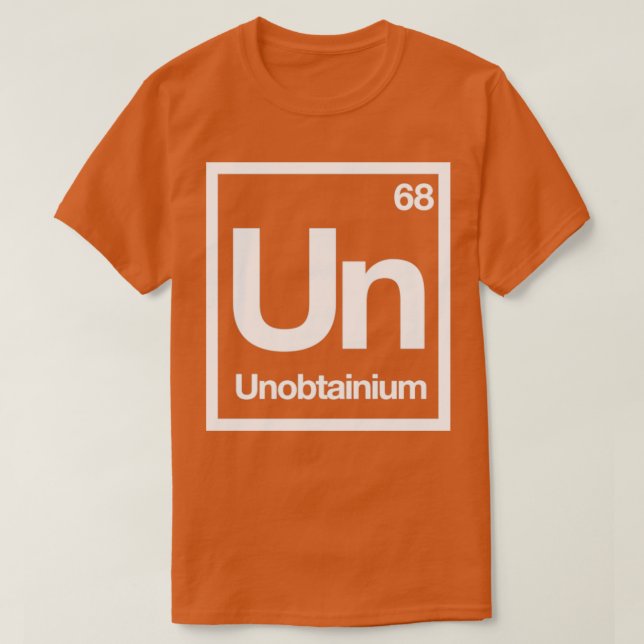 Unobtanium T Shirt (Design framsida)