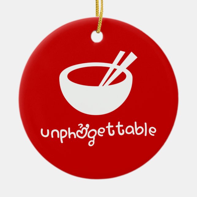 Unphở gettable julgransprydnad keramik (Framsidan)