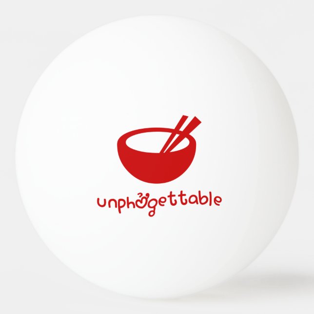Unphở gettable pingisboll (Framsidan)