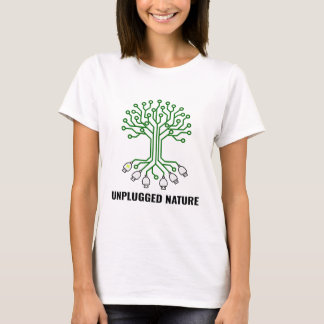 Unplugged Nature Circuit Tree USB T Shirt