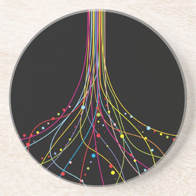 Unraveling Rainbow Underlägg Sandsten (Framsidan)