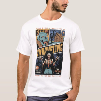 Unravelskräck - hemsökt kabin, Skeleton och Anci T Shirt