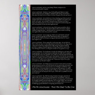 Unschoolers Credo Poster