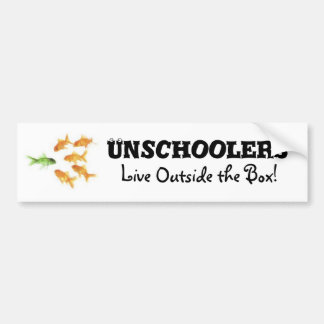 Unschoolers uppehälle utanför boxas bildekal