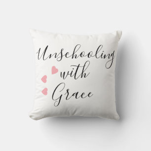 Unschooling-Mamma Grace Hearts Kudde