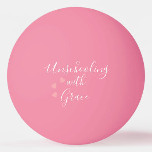 Unschooling Mamma Grace Hearts Pingisboll