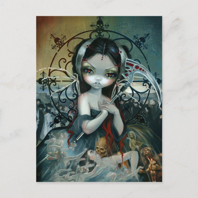 "Unseelie Court: Death" vykort (Framsida)