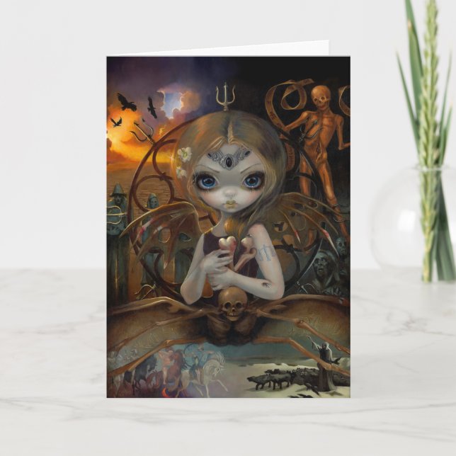 "Unseelie Court: Famine"-hälsningskort Kort (Framsida)