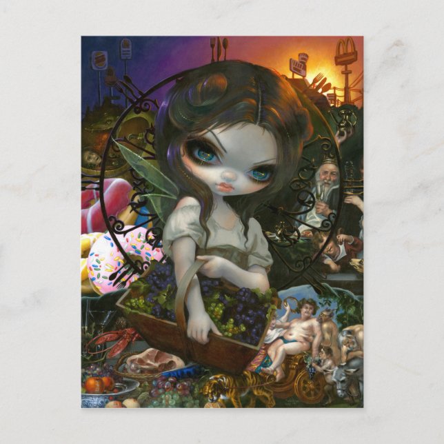 "Unseelie Court: Gluttony" vykort (Framsida)