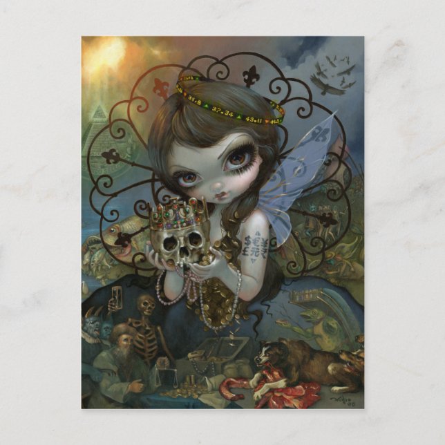 "Unseelie Court: Greed" vykort (Framsida)