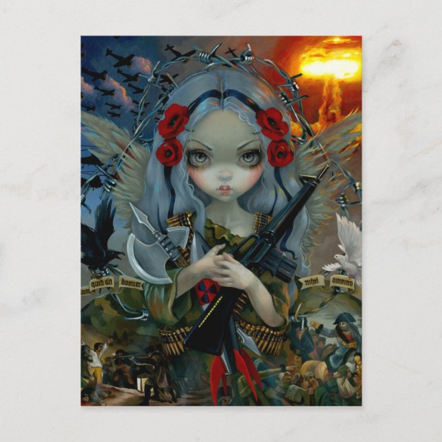 "Unseelie Court:  Krig-vykort Vykort (Framsida)