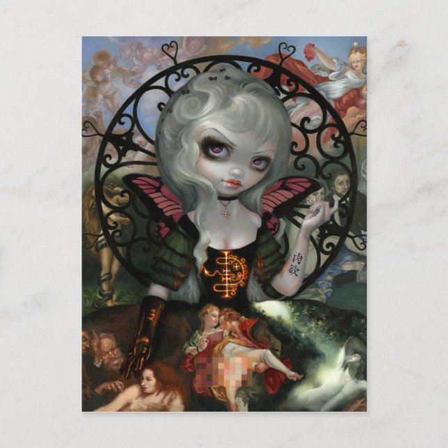 "Unseelie Court: Lust" vykort (Framsida)