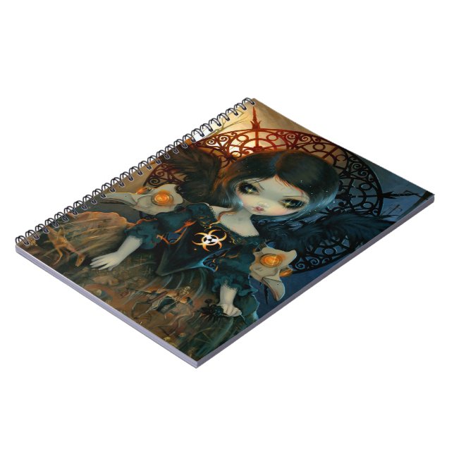 "Unseelie domstol:  Pest" anteckningsbok (Vänstra Sidan)