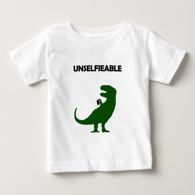Unselfieable T-Rex T-shirt (Framsida)