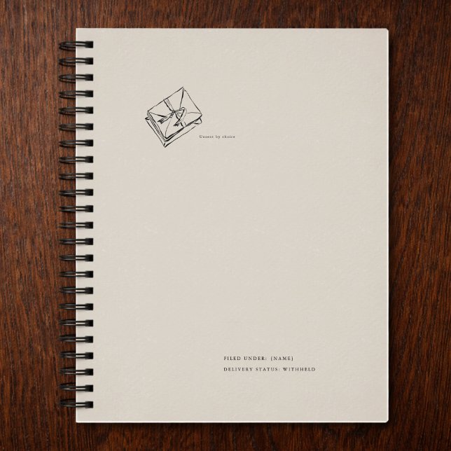 Unsent Letters- Regency Correspondence Anteckningsbok (Skapare uppladdad)