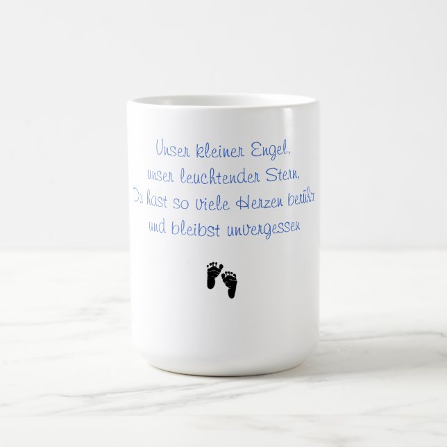 Unser kleiner Engel Erinnerungstasse Kaffemugg (Center)