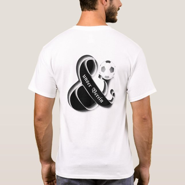 Unser Verein - & Fussball Logo T Shirt (Baksida)