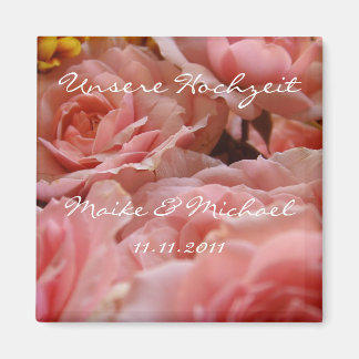 Unsere Hochzeit (Einladung) - Magnet