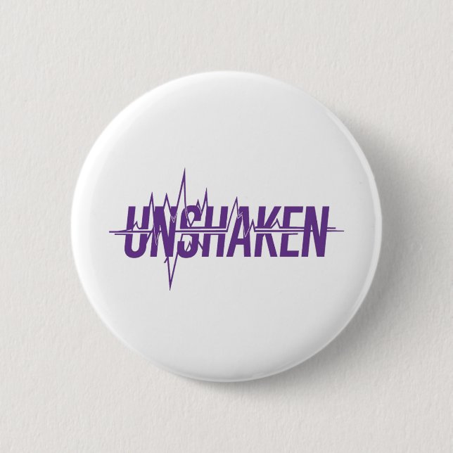 UNSHAKEN – Epilepsy Awareness Purple Day Design Knapp (Framsida)