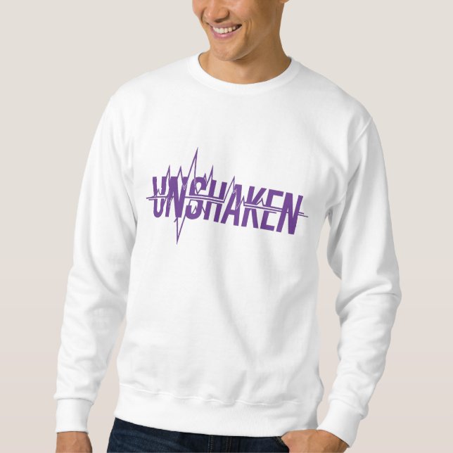 UNSHAKEN – Epilepsy Awareness Purple Day Design Lång Ärmad Tröja (Framsida)