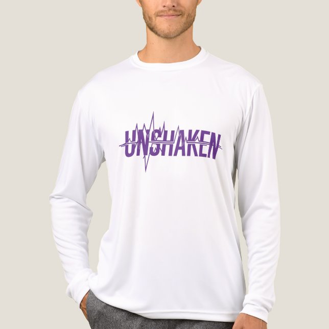 UNSHAKEN – Epilepsy Awareness Purple Day Design T Shirt (Framsida)