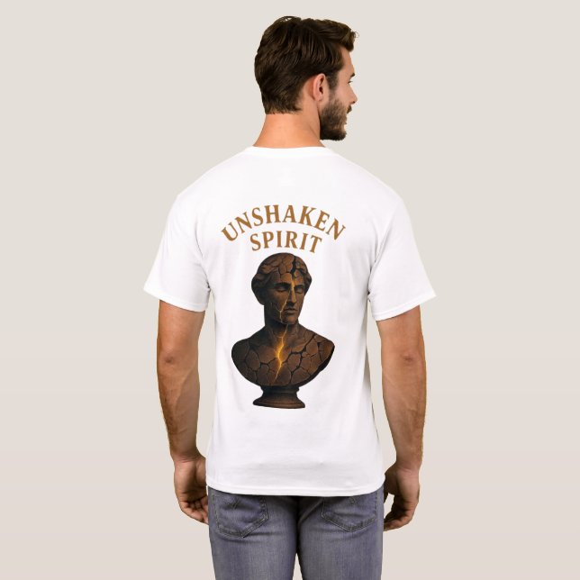 UNSHAKEN SPIRIT – Strength in the Cracks T Shirt (Hel baksida)