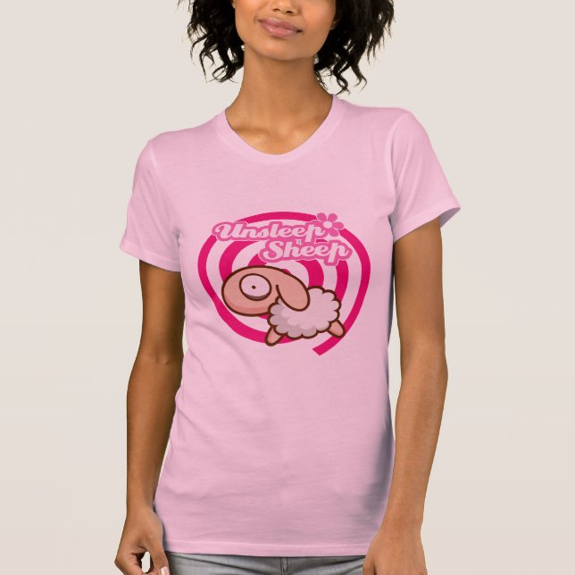 Unsleep fårdamer tee (Framsida)