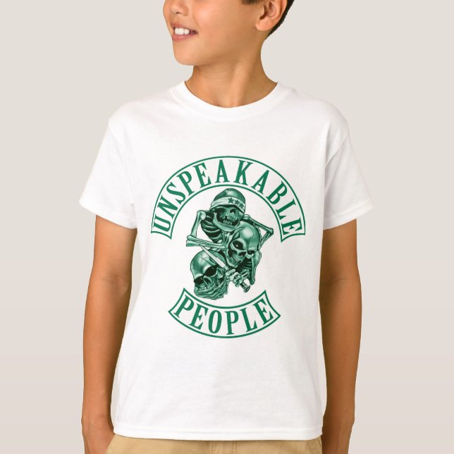 Unspeakable People T-shirt (Framsida)