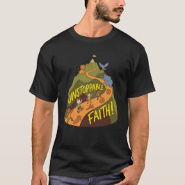 Unstoppable Faith Adventure – Kids Nature Mountain T Shirt